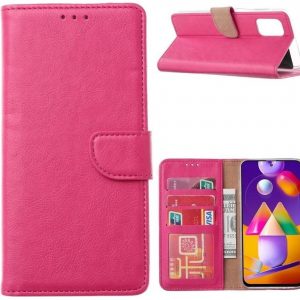 Hoesje geschikt voor Samsung Galaxy A42 - Bookcase Roze - portemonnee hoesje