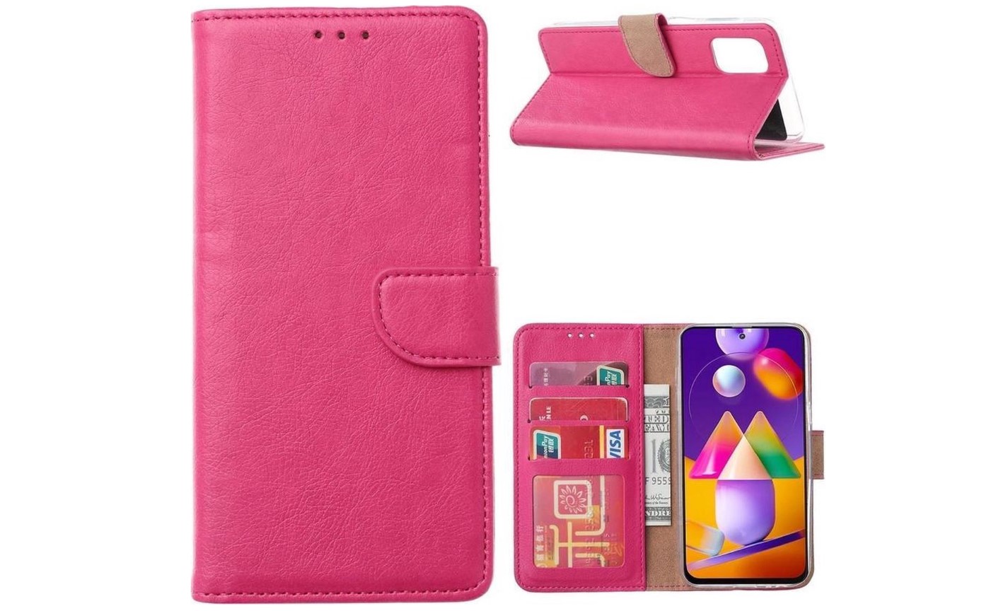 Hoesje geschikt voor Samsung Galaxy A42 - Bookcase Roze - portemonnee hoesje