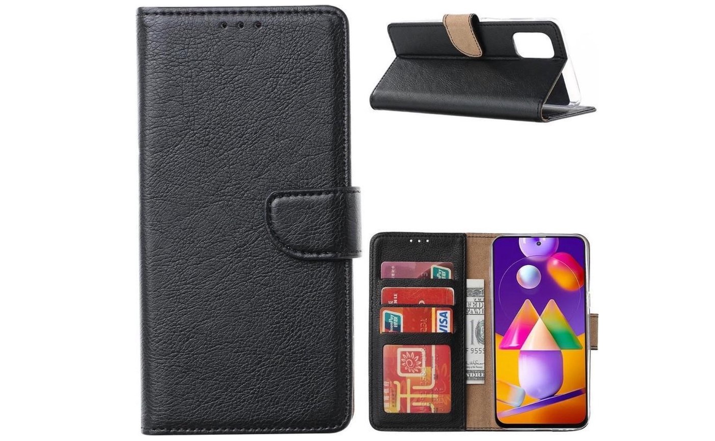Hoesje geschikt voor Samsung Galaxy A42 - Bookcase Zwart - portemonnee hoesje