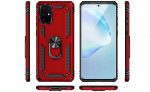 Hoesje geschikt voor Samsung Galaxy A51 - Ring Armor hoesje - Rood