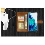 Hoesje geschikt voor Samsung Galaxy A52 - Bookcase Bruin - portemonnee hoesje