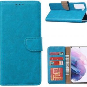 Hoesje geschikt voor Samsung Galaxy A52 - Bookcase Turquoise - portemonnee hoesje