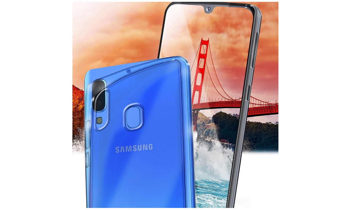 Hoesje geschikt voor Samsung Galaxy A70 / A70s - Dubbelzijdig Siliconen  hoesje - 2 in 1 (360 graden) - All4Gadgets