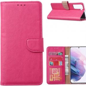 Hoesje geschikt voor Samsung Galaxy A72 - Bookcase Roze - portemonnee hoesje