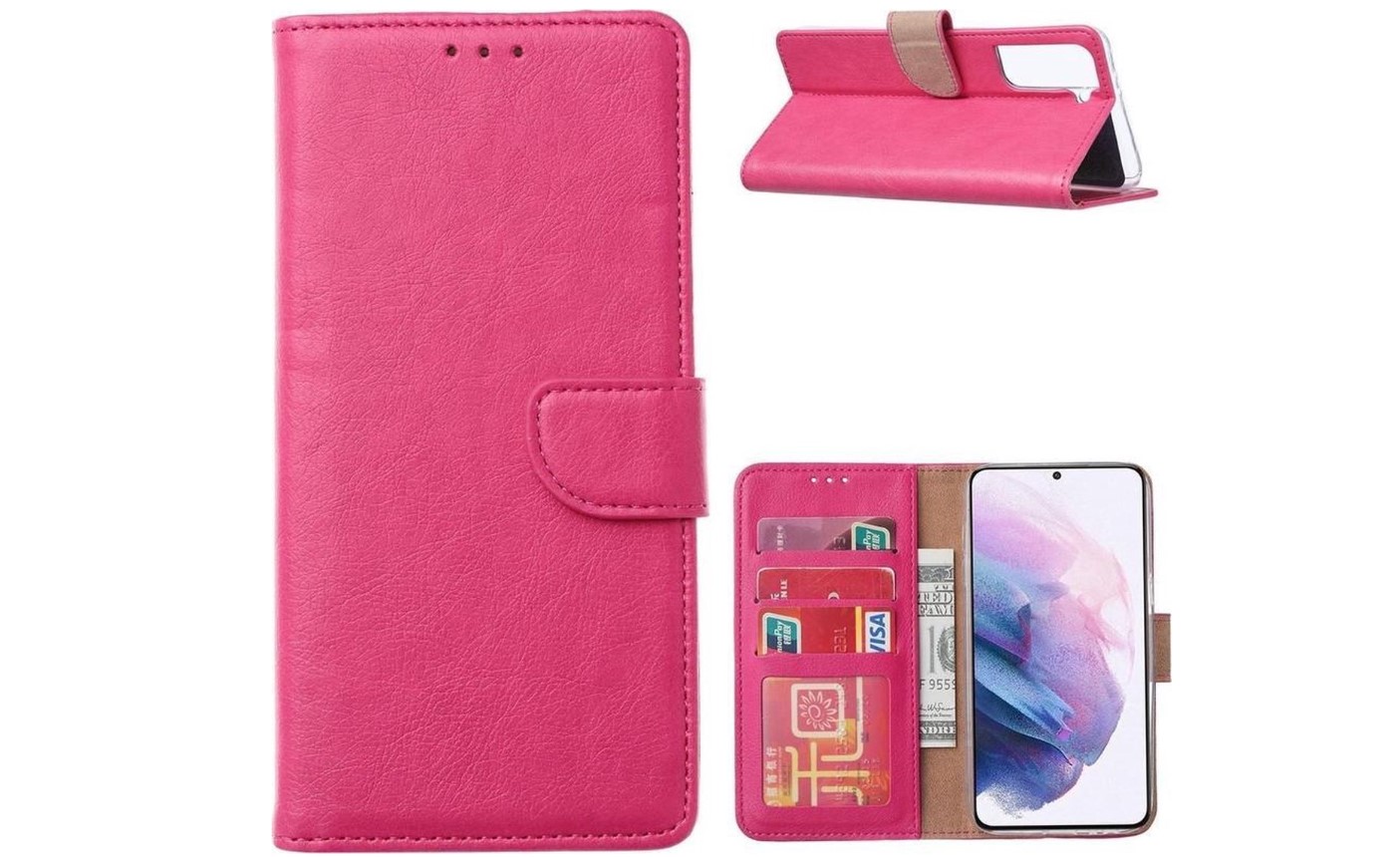 Hoesje geschikt voor Samsung Galaxy A72 - Bookcase Roze - portemonnee hoesje