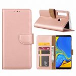 Hoesje geschikt voor Samsung Galaxy A9 (2018) - Bookcase Rose Goud - portemonnee hoesje