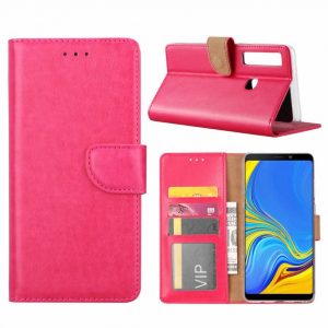 Hoesje geschikt voor Samsung Galaxy A9 (2018) - Bookcase Roze - portemonnee hoesje