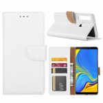 Hoesje geschikt voor Samsung Galaxy A9 (2018) - Bookcase Wit - portemonnee hoesje