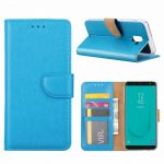 Hoesje geschikt voor Samsung Galaxy J6 (2018) - Bookcase Turquoise - portemonnee hoesje