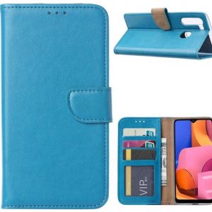 Hoesje geschikt voor Samsung Galaxy M11 - Bookcase Turquoise - portemonnee hoesje