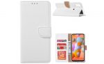 Hoesje geschikt voor Samsung Galaxy M11 - Bookcase Wit - portemonnee hoesje