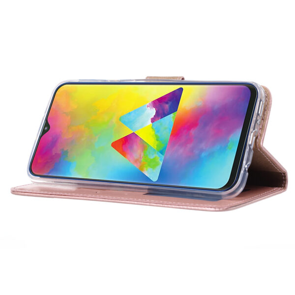 Hoesje geschikt voor Samsung Galaxy M20 Power - Bookcase Rose goud - portemonnee hoesje