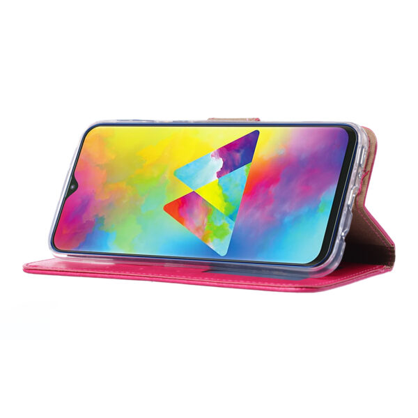 Hoesje geschikt voor Samsung Galaxy M20 Power - Bookcase Roze - portemonnee hoesje