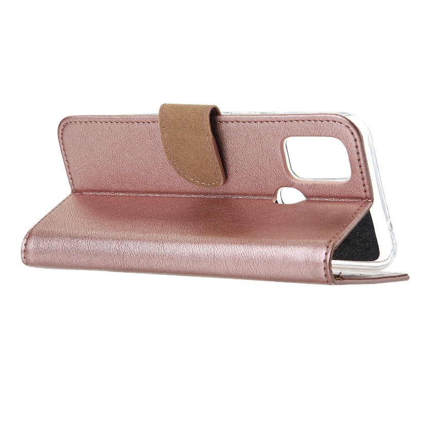 Hoesje geschikt voor Samsung Galaxy M31 - Bookcase Rose Goud - portemonnee hoesje