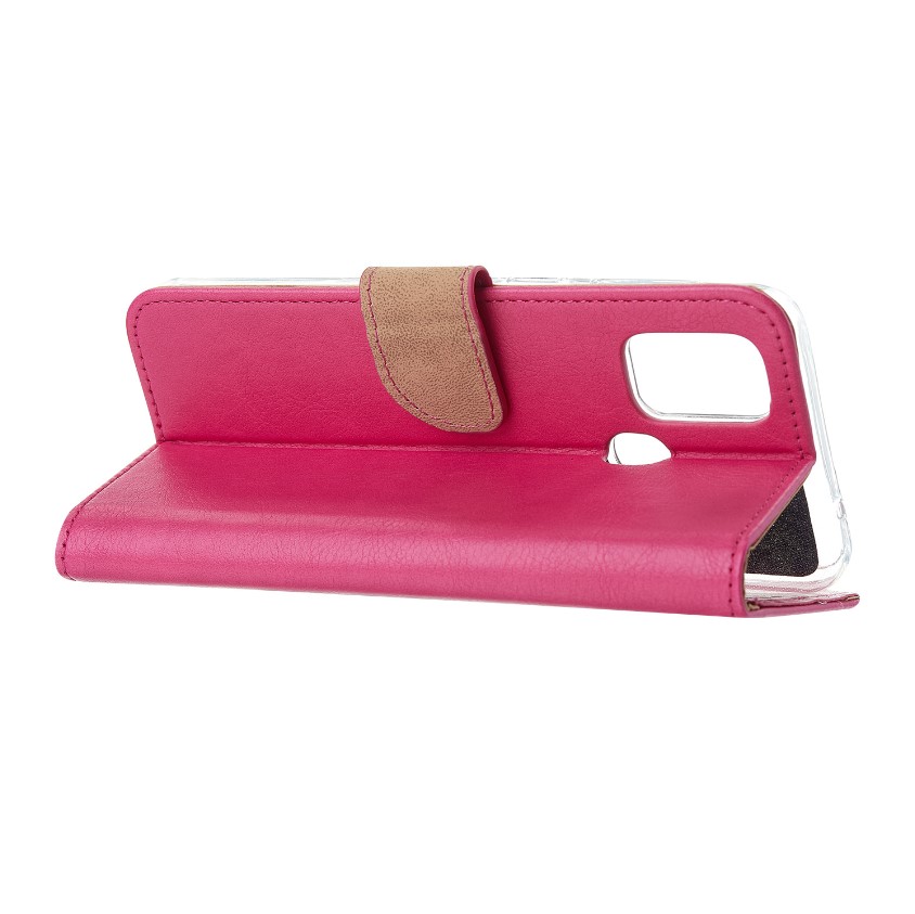 Hoesje geschikt voor Samsung Galaxy M31 - Bookcase Roze - portemonnee hoesje