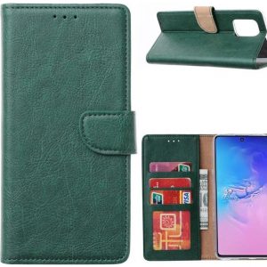Hoesje geschikt voor Samsung Galaxy Note 10 Lite - Bookcase Groen - portemonnee hoesje