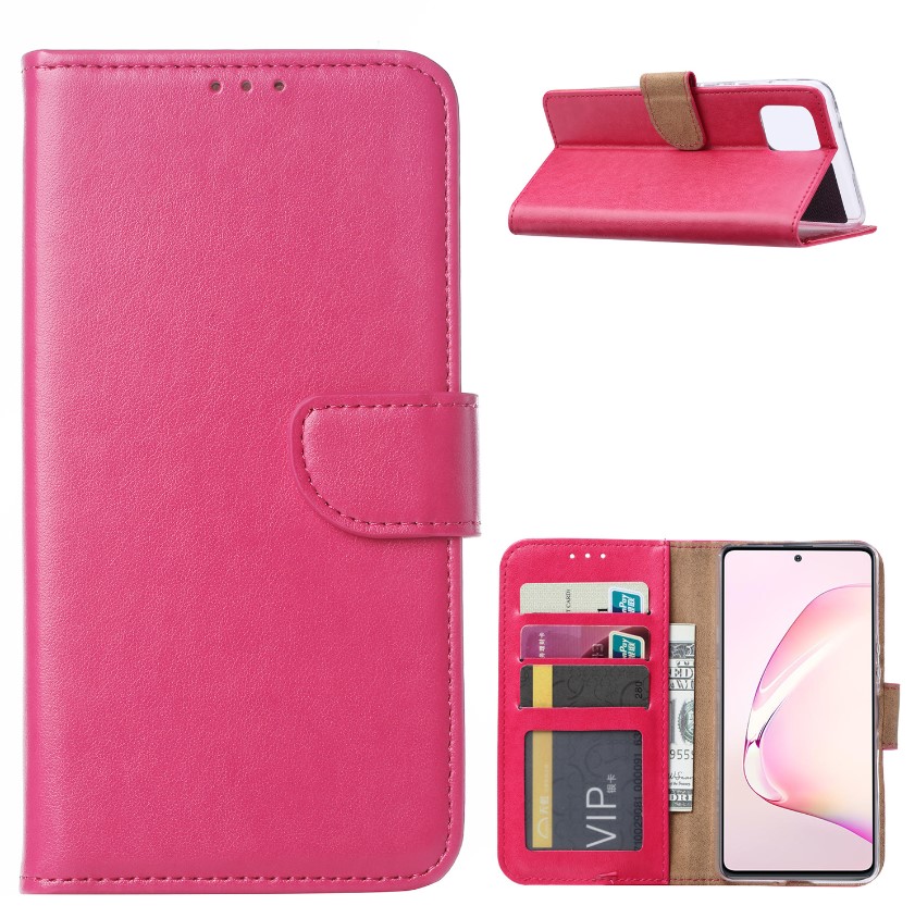 Hoesje geschikt voor Samsung Galaxy Note 10 Lite - Bookcase Roze - portemonnee hoesje