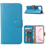 Hoesje geschikt voor Samsung Galaxy Note 10 Lite - Bookcase Turquoise - portemonnee hoesje