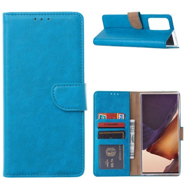 Hoesje geschikt voor Samsung Galaxy Note 20 Ultra - Bookcase Turquoise - portemonnee hoesje