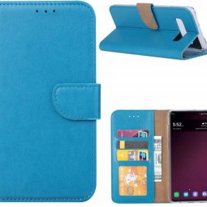 Hoesje geschikt voor Samsung Galaxy S10 - Bookcase Turquoise - portemonnee hoesje