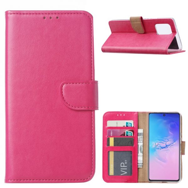 Hoesje geschikt voor Samsung Galaxy S10 Lite 2020 - Bookcase Roze - portemonee hoesje