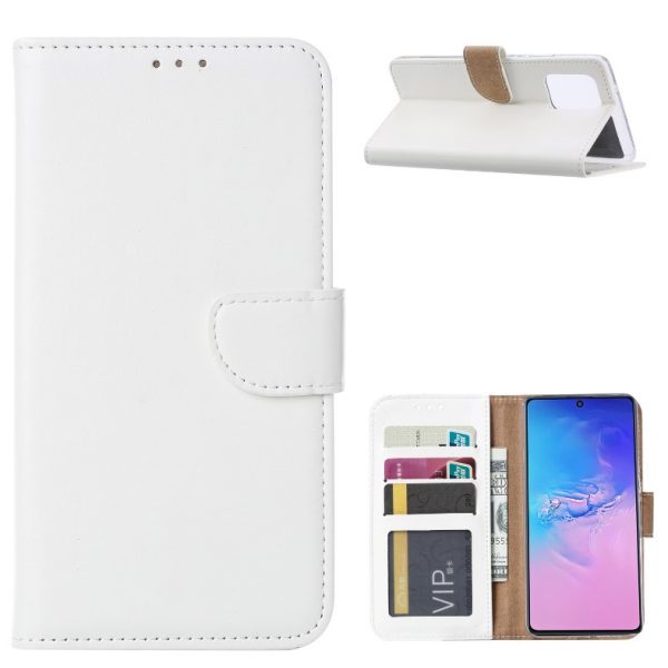 Hoesje geschikt voor Samsung Galaxy S10 Lite 2020 - Bookcase Wit - portemonee hoesje