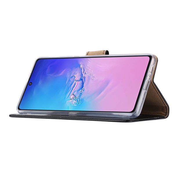 Hoesje geschikt voor Samsung Galaxy S10 Lite 2020 - Bookcase Zwart - portemonee hoesje