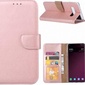 Hoesje geschikt voor Samsung Galaxy S10E - Bookcase Rose Goud - portemonnee hoesje