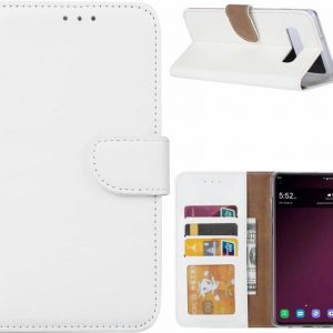 Hoesje geschikt voor Samsung Galaxy S10E - Bookcase Wit - portemonnee hoesje