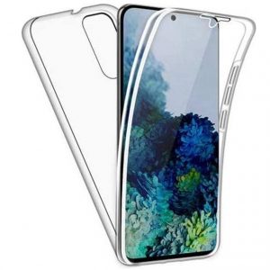 Hoesje geschikt voor Samsung Galaxy S20 Ultra - Dubbelzijdig Siliconen hoesje - 2 in 1 (360 graden)