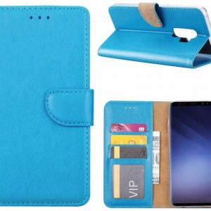 Hoesje geschikt voor Samsung Galaxy S9+ Portemonnee hoesje - Turquoise