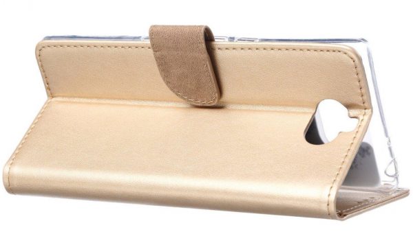 Hoesje geschikt voor Sony Xperia 10 - Bookcase Goud - portemonnee hoesje