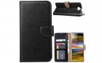 Hoesje geschikt voor Sony Xperia 10 - Bookcase Zwart - portemonnee hoesje