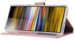 Hoesje geschikt voor Sony Xperia 10 Plus - Bookcase Rose Goud - portemonnee hoesje