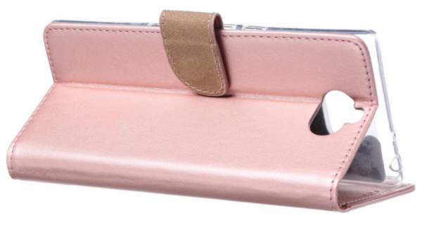 Hoesje geschikt voor Sony Xperia 10 Plus - Bookcase Rose Goud - portemonnee hoesje