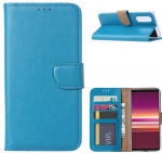 Hoesje geschikt voor Sony Xperia 5 - Bookcase Turquoise - portemonnee hoesje