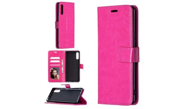 Hoesje geschikt voor Sony Xperia 5 II - Bookcase Roze - portemonnee hoesje