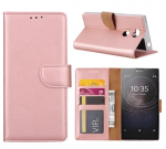 Hoesje geschikt voor Sony Xperia L2 - Bookcase Rosegoud - portemonnee hoesje