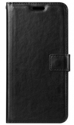Hoesje geschikt voor Sony Xperia L3 - Bookcase Zwart - portemonnee hoesje