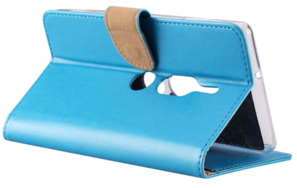 Hoesje geschikt voor Sony Xperia XZ2 Compact - Bookcase Turquoise - portemonnee hoesje