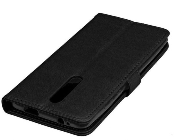 Hoesje geschikt voor Xiaomi Mi 9T - Bookcase Zwart - portemonnee hoesje