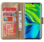 Hoesje geschikt voor Xiaomi Mi Note 10 Lite - Bookcase Goud - portemonnee hoesje