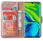 Hoesje geschikt voor Xiaomi Mi Note 10 Lite - Bookcase Rose Goud - portemonnee hoesje