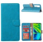Hoesje geschikt voor Xiaomi Mi Note 10 Lite - Bookcase Turquoise - portemonnee hoesje
