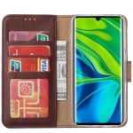 Hoesje geschikt voor Xiaomi Mi Note 10 Lite - Bookcase Wijnrood - portemonnee hoesje