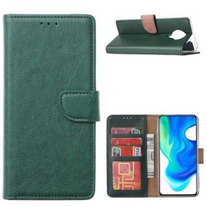 Hoesje geschikt voor Xiaomi Poco F2 Pro - Bookcase Groen - portemonnee hoesje