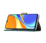 Hoesje geschikt voor Xiaomi Redmi 9 - Bookcase Groen - portemonnee hoesje