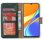 Hoesje geschikt voor Xiaomi Redmi 9C - Bookcase Groen - portemonnee hoesje