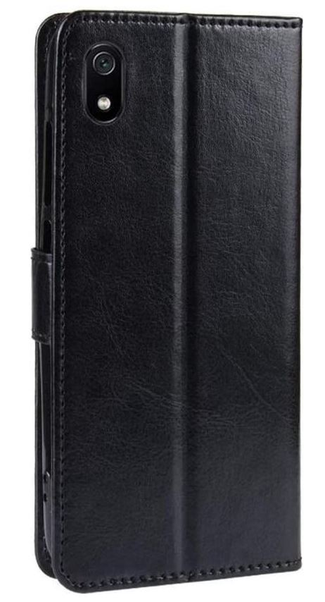 Hoesje geschikt voor Xiaomi Redmi Note 7A - Bookcase Zwart - portemonnee hoesje