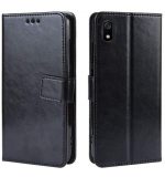 Hoesje geschikt voor Xiaomi Redmi Note 7A - Bookcase Zwart - portemonnee hoesje